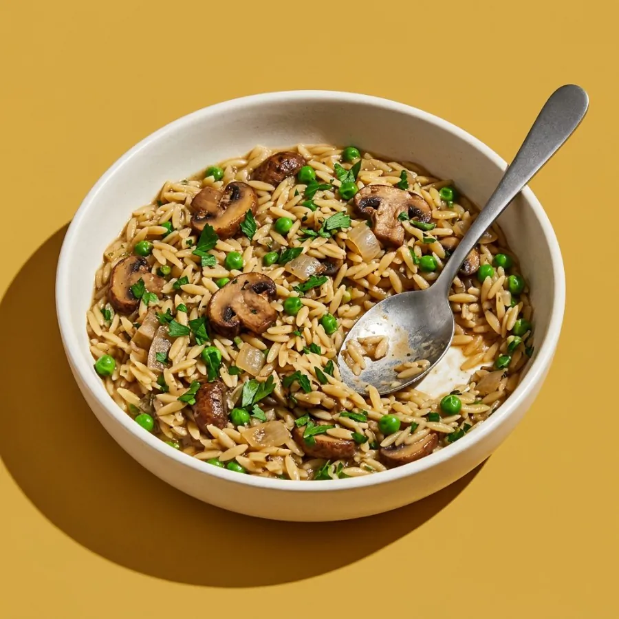 Mushroom orzo risotto, photo 3
