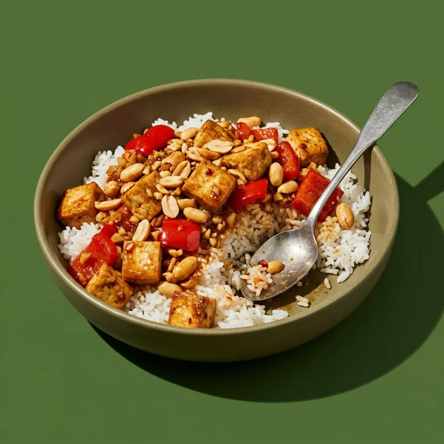 Kung pao tofu with peanuts, photo 3