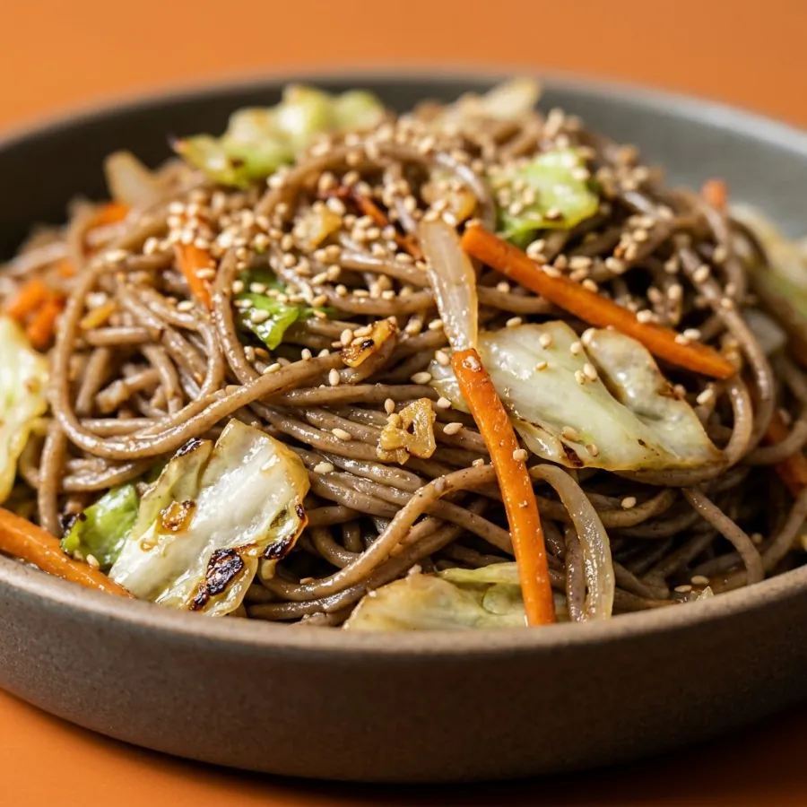 Yakisoba-style noodles with cabbage, photo 2