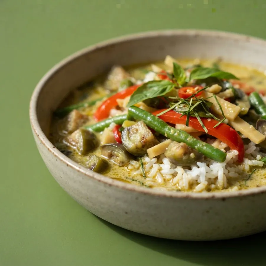 Curry vert thaï aux légumes, photo 2