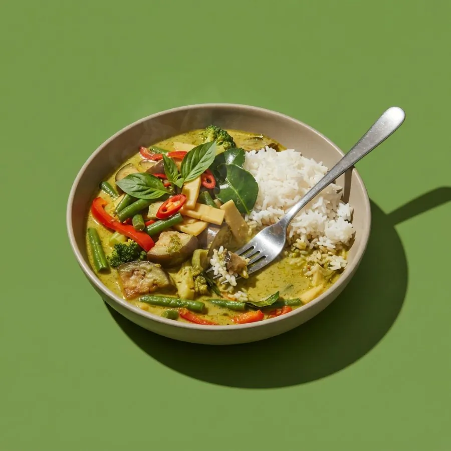 Curry vert thaï aux légumes, photo 3