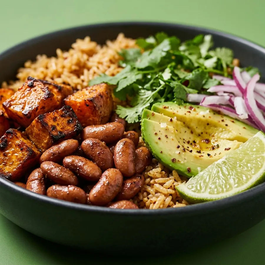Smoky kidney bean and sweet potato rice bowl, photo 2