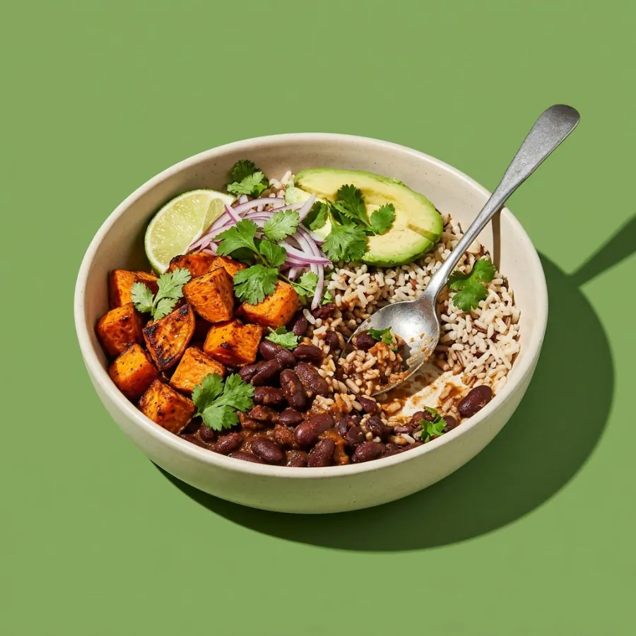 Smoky kidney bean and sweet potato rice bowl, photo 3