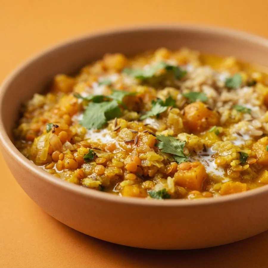 Curry de abóbora e lentilha, foto 2