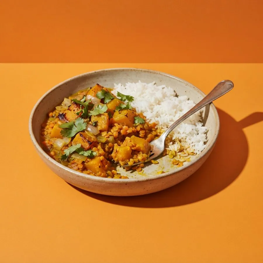 Curry de abóbora e lentilha, foto 3
