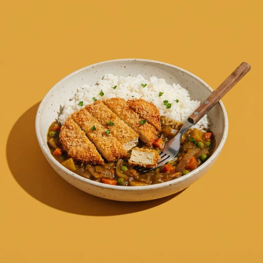 Katsu curry with tofu, photo 3