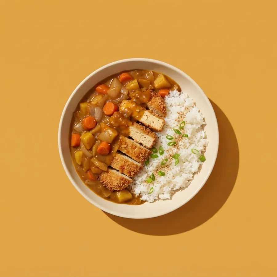 Katsu curry with tofu
