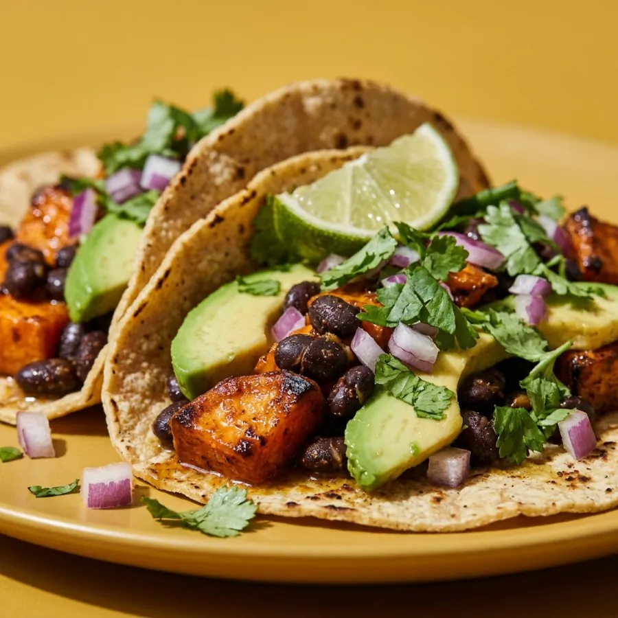 Sweet potato and black bean tacos, photo 2