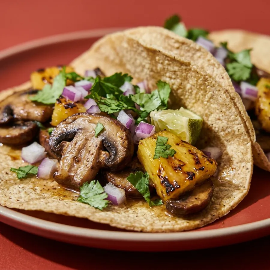 Tacos aux champignons et à l'ananas, photo 2