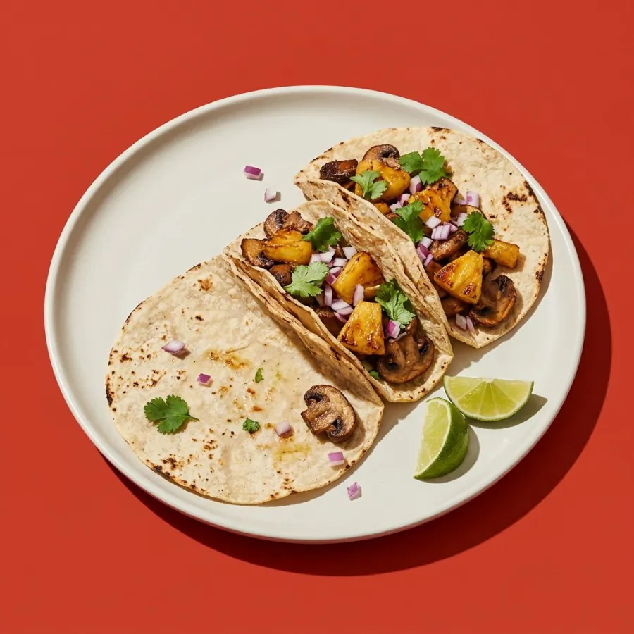 Tacos aux champignons et à l'ananas, photo 3