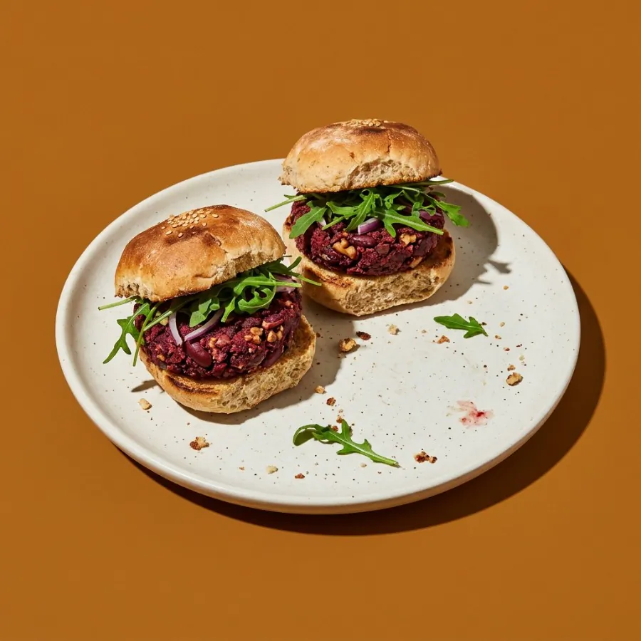 Burgers à la betterave et aux noix, photo 3