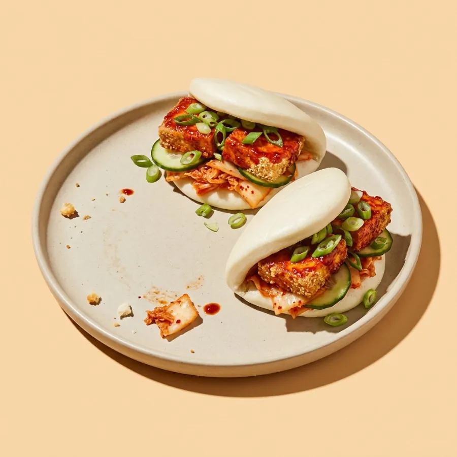 Pains bao au tofu gochujang et kimchi, photo 3