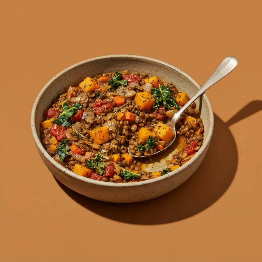 Puy lentil and squash stew, photo 3