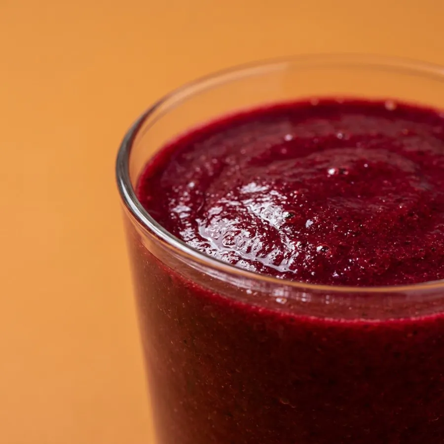 Vitamina de beterraba e frutas vermelhas, foto 2