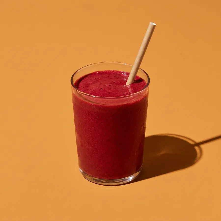 Vitamina de beterraba e frutas vermelhas, foto 3