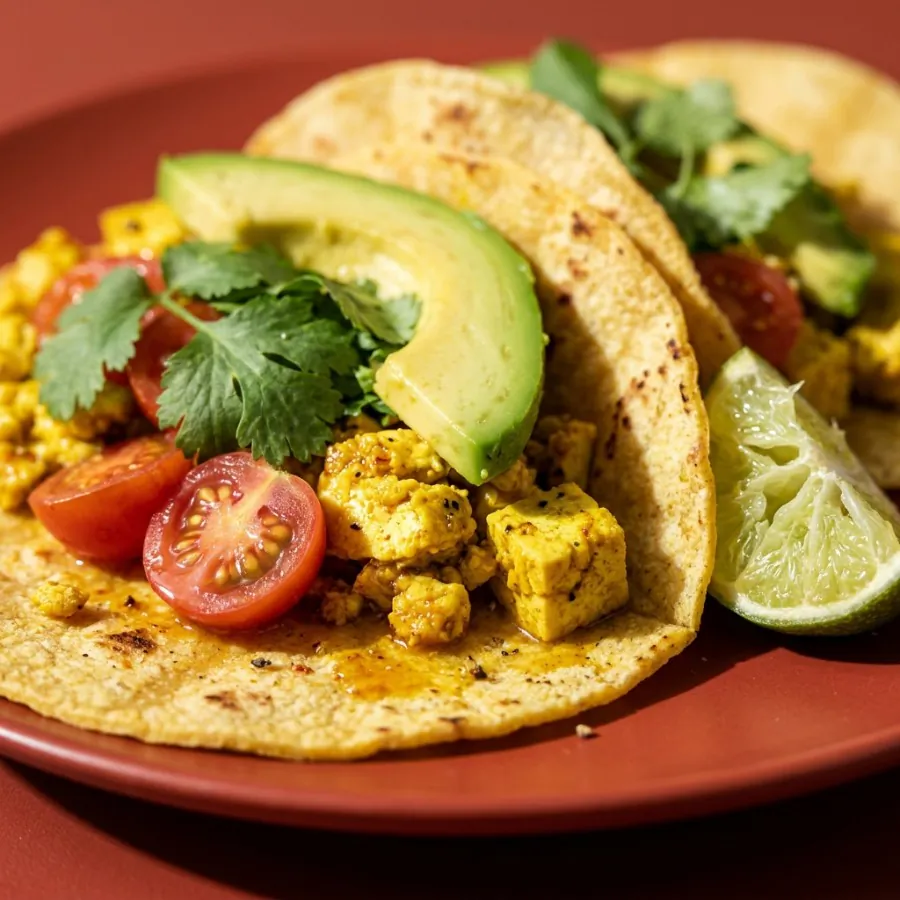 Frühstückstacos mit Tofu-Rührei, Foto 2