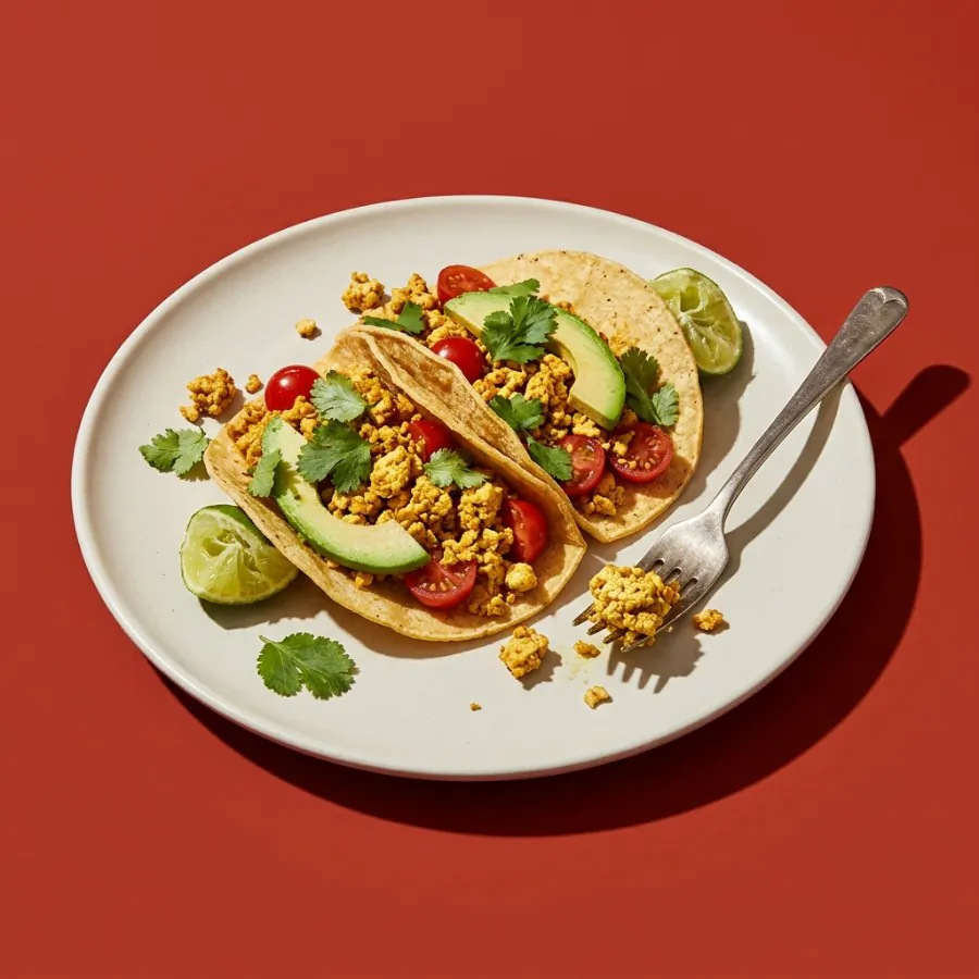 Frühstückstacos mit Tofu-Rührei, Foto 3