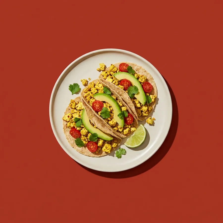 Frühstückstacos mit Tofu-Rührei