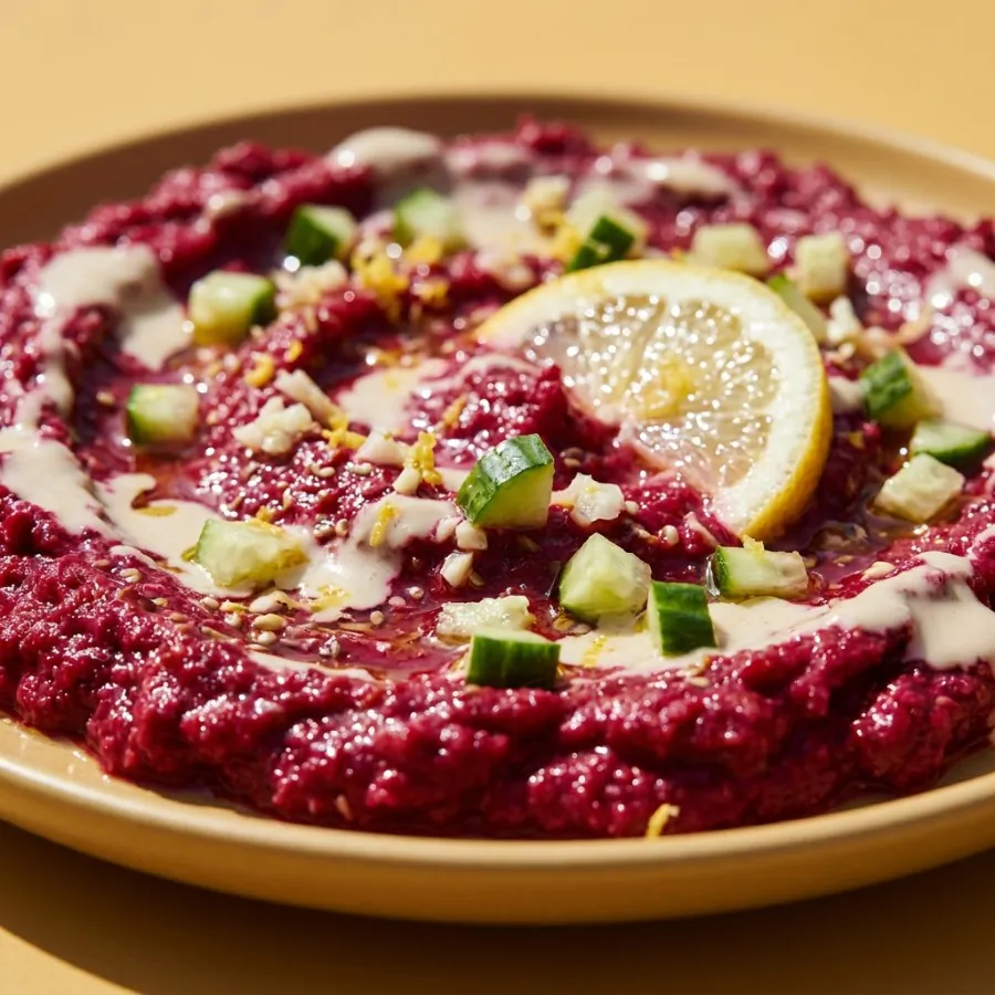 Beetroot and tahini dip, photo 2