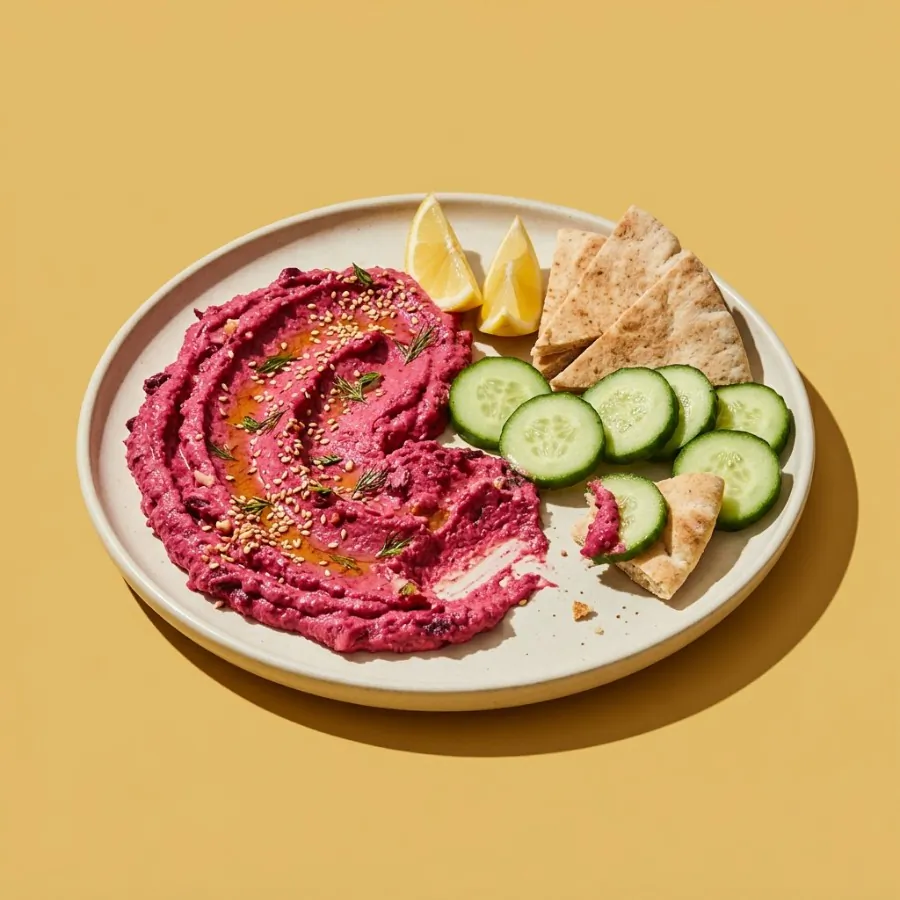 Beetroot and tahini dip, photo 3