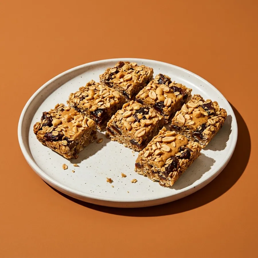 Barritas de avena con dátiles y cacahuete, foto 3