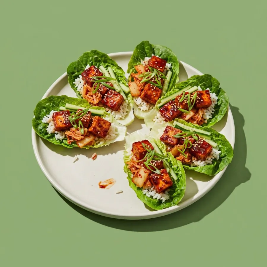 Gochujang tofu lettuce wraps, photo 3