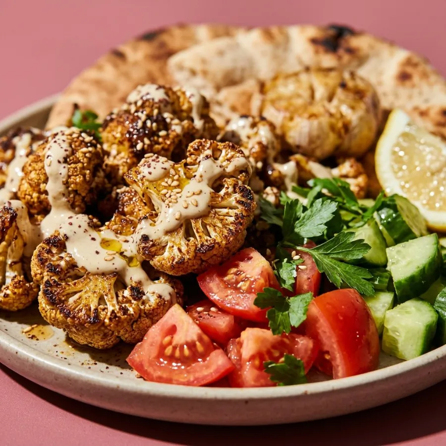 Tábua de shawarma de couve-flor, foto 2