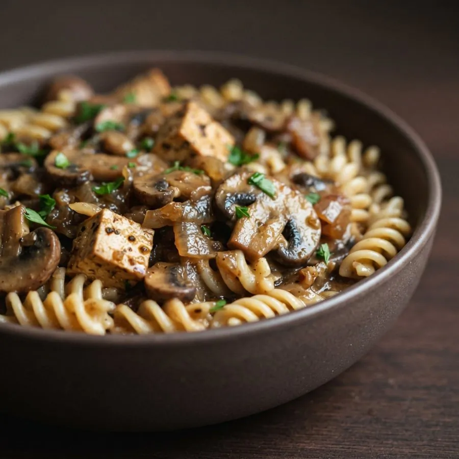 Tofu and mushroom stroganoff, photo 2