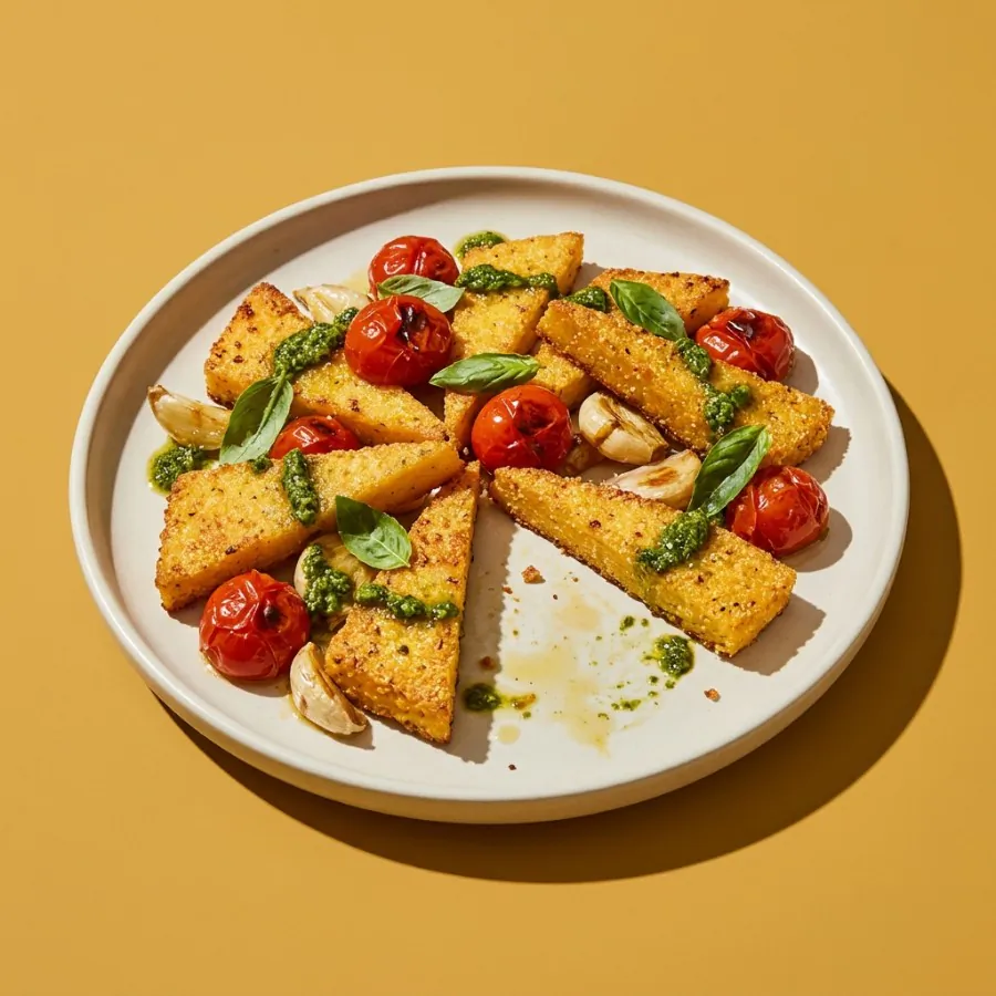 Crispy polenta wedges with roast tomatoes, photo 3