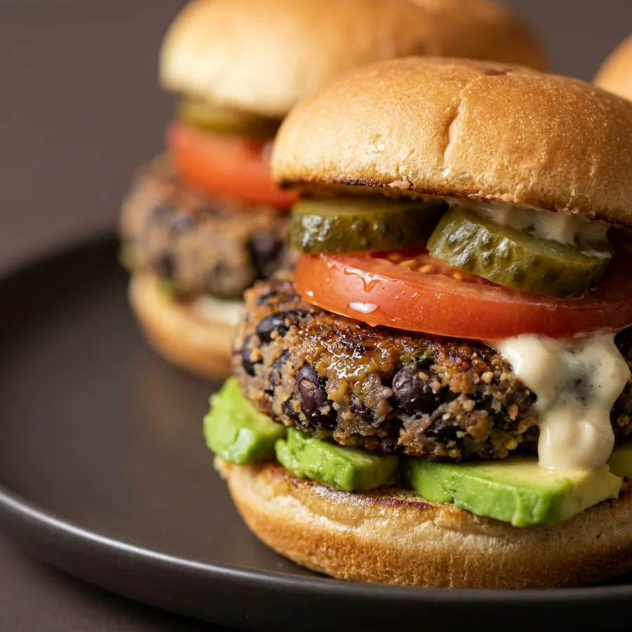 Mini burger di fagioli neri, foto 2