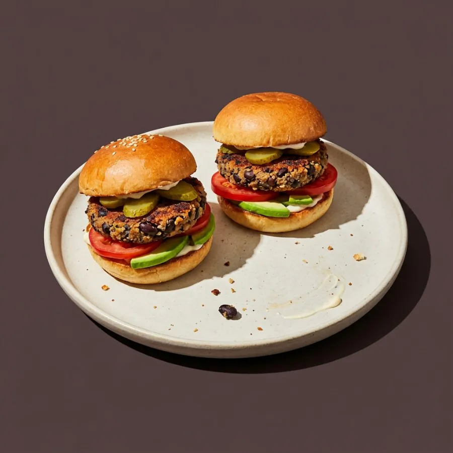 Mini burger di fagioli neri, foto 3