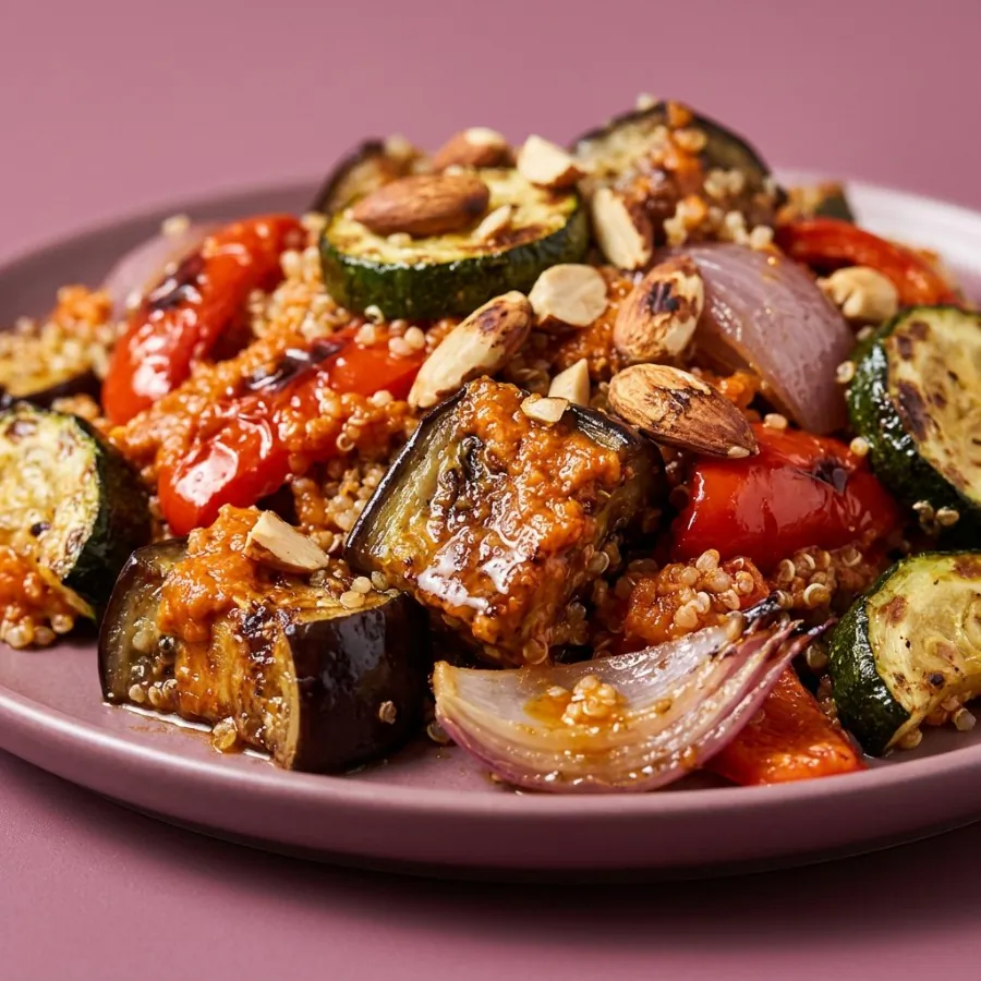 Teglia di verdure arrosto con salsa romesco, foto 2