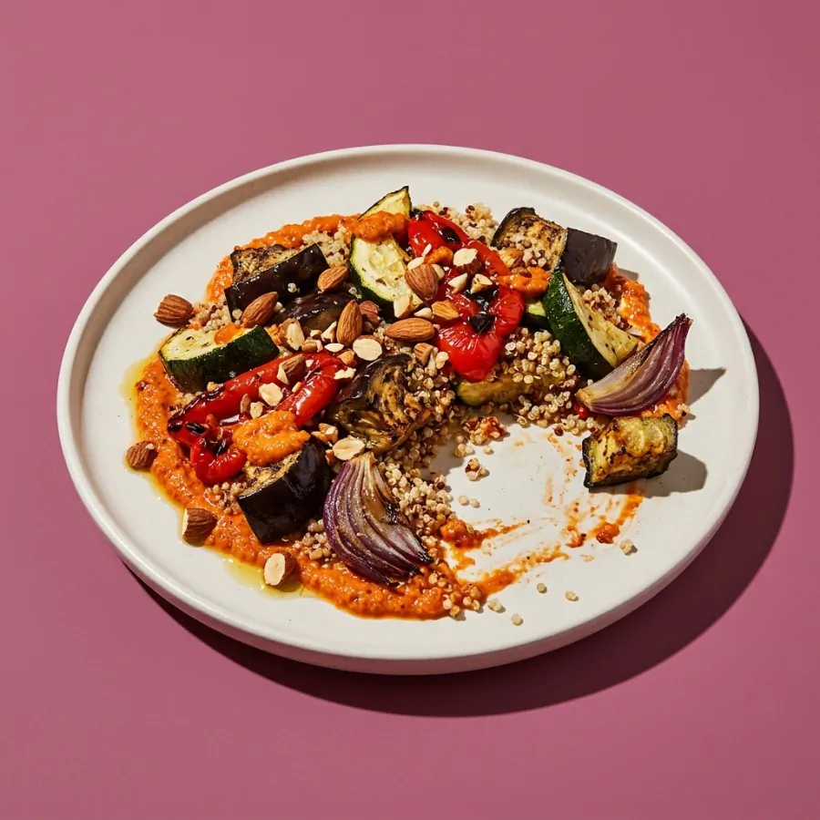 Teglia di verdure arrosto con salsa romesco, foto 3