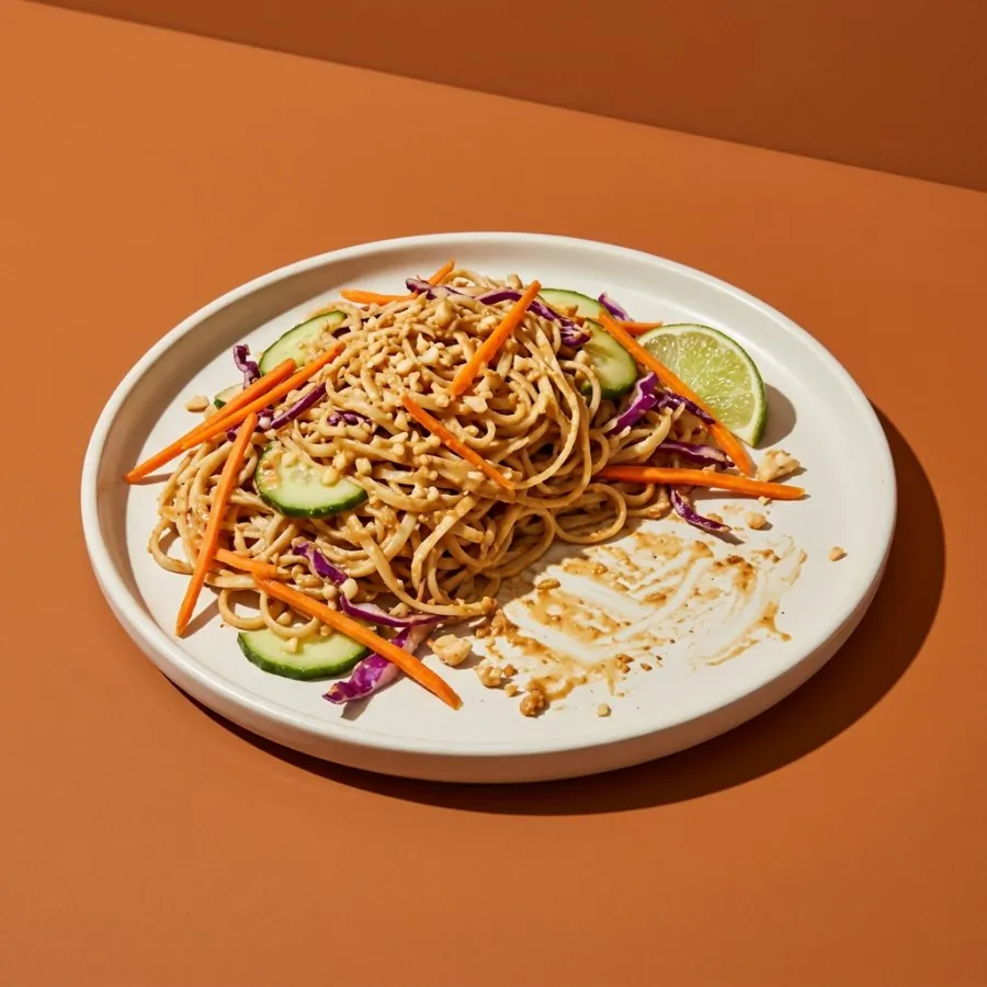 Insalata di noodles di riso al burro di arachidi da condividere, foto 3