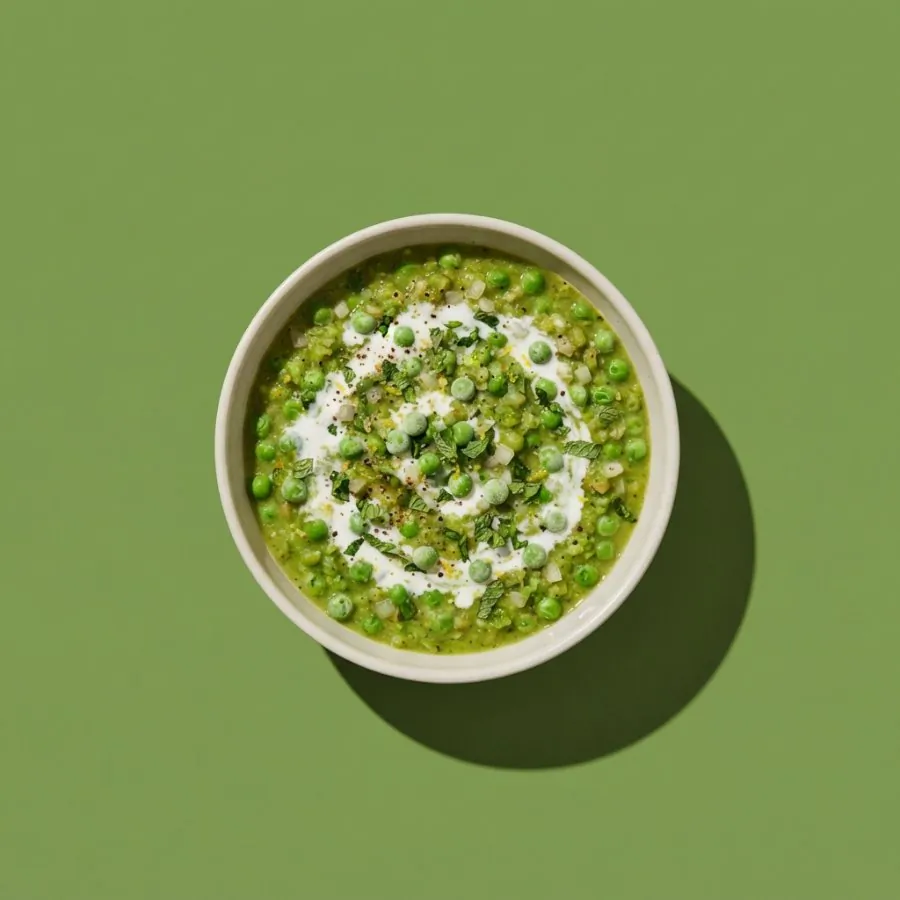 Erbsen-Minze-Suppe