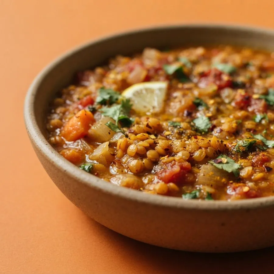 Zuppa speziata di lenticchie rosse, foto 2