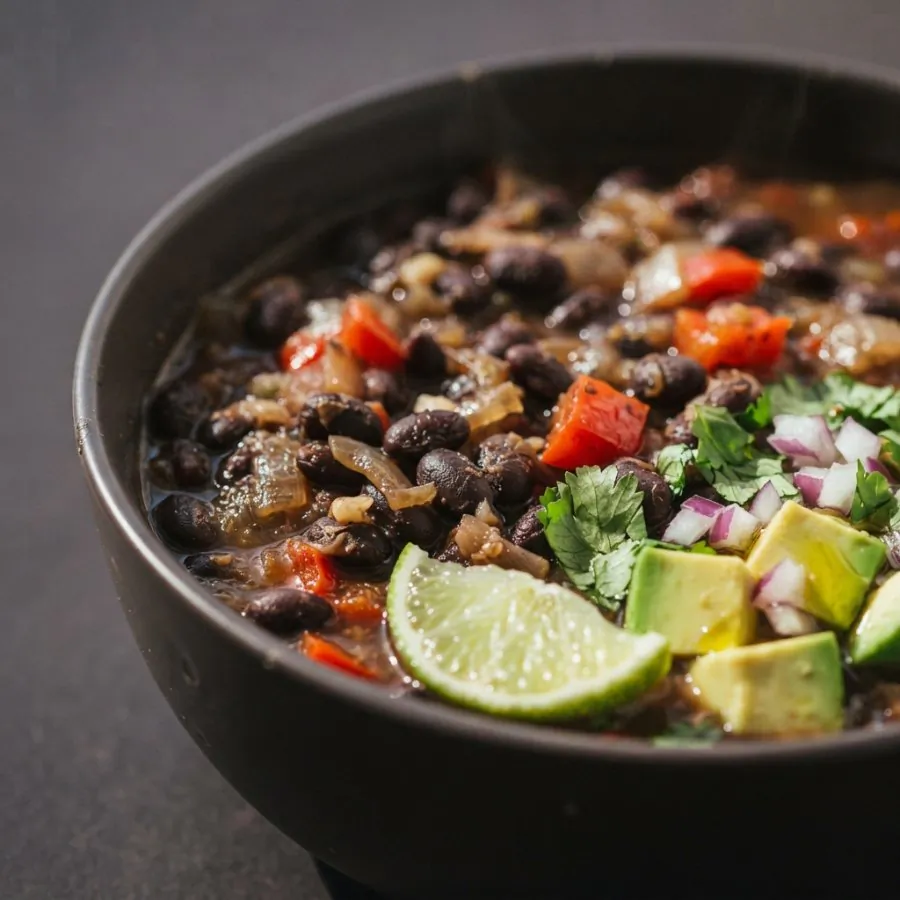 Zuppa di fagioli neri e lime, foto 2