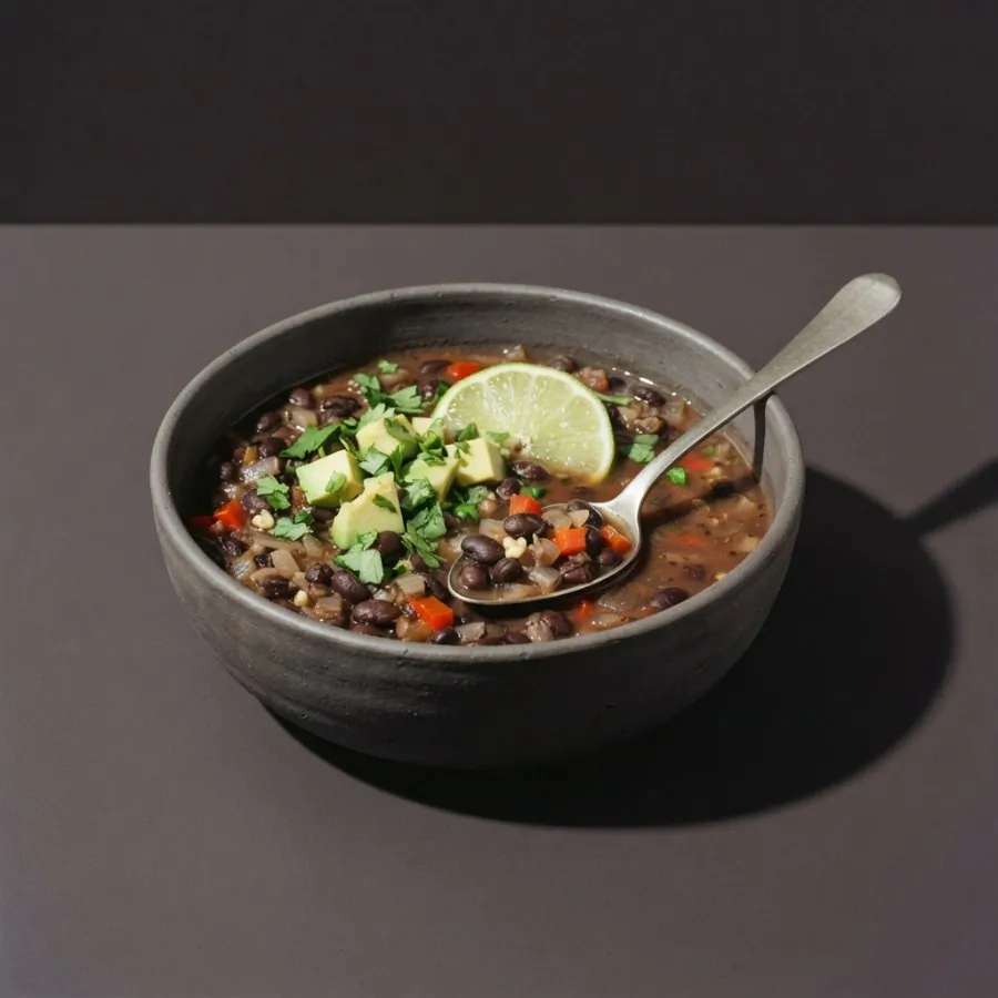 Zuppa di fagioli neri e lime, foto 3