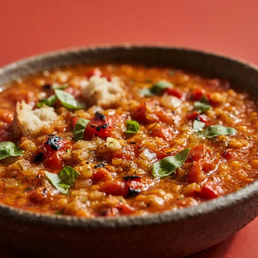 Tomaten-Paprika-Suppe, Foto 2