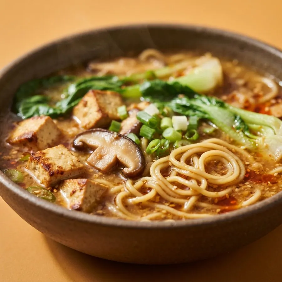 Caldo de missô estilo lámen, foto 2