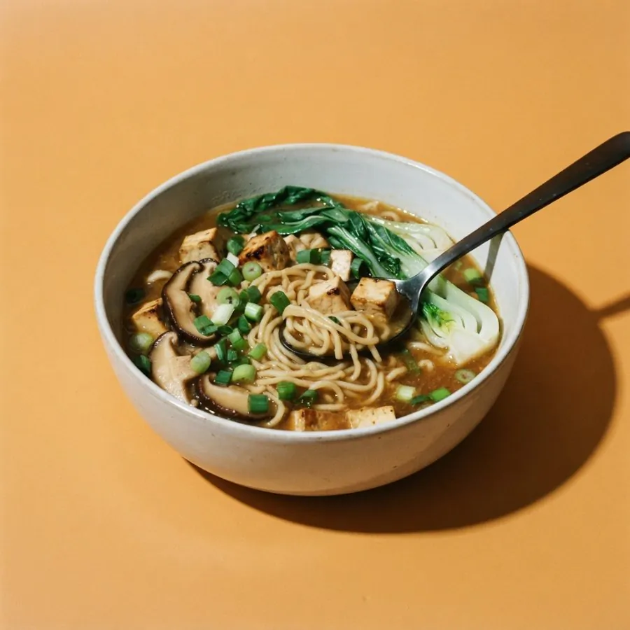 Caldo de missô estilo lámen, foto 3