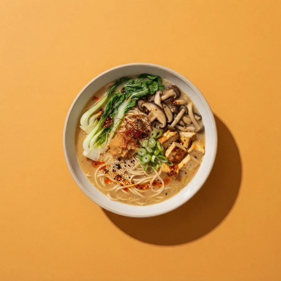 Caldo de missô estilo lámen