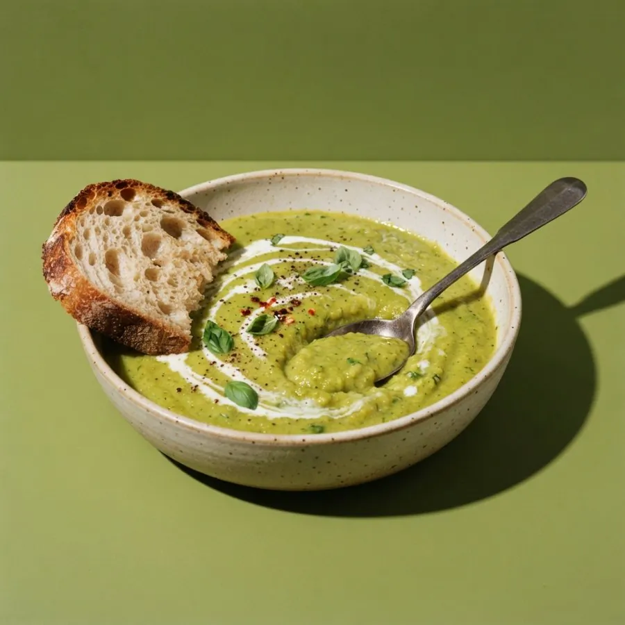 Vellutata di zucchine e basilico, foto 3