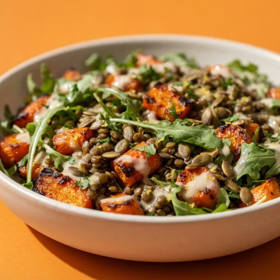 Roast carrot and lentil salad, photo 2