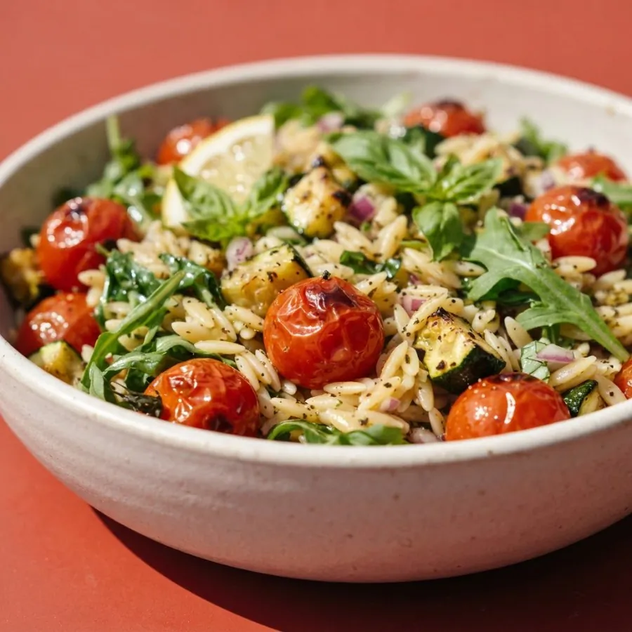 Orzo-Salat mit gerösteten Tomaten, Foto 2