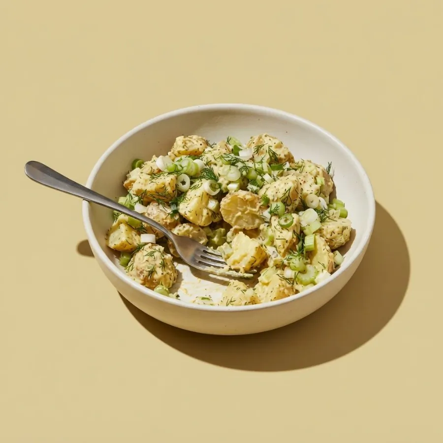 Salada de batata com mostarda e endro, foto 3