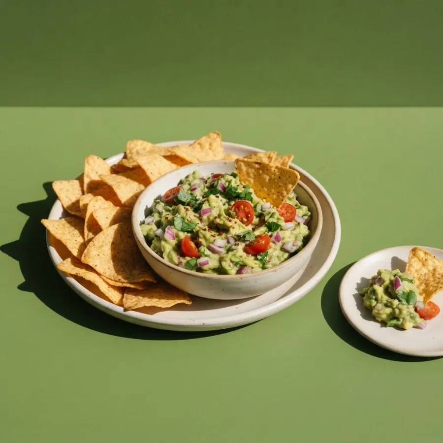 Guacamole com nachos, foto 3
