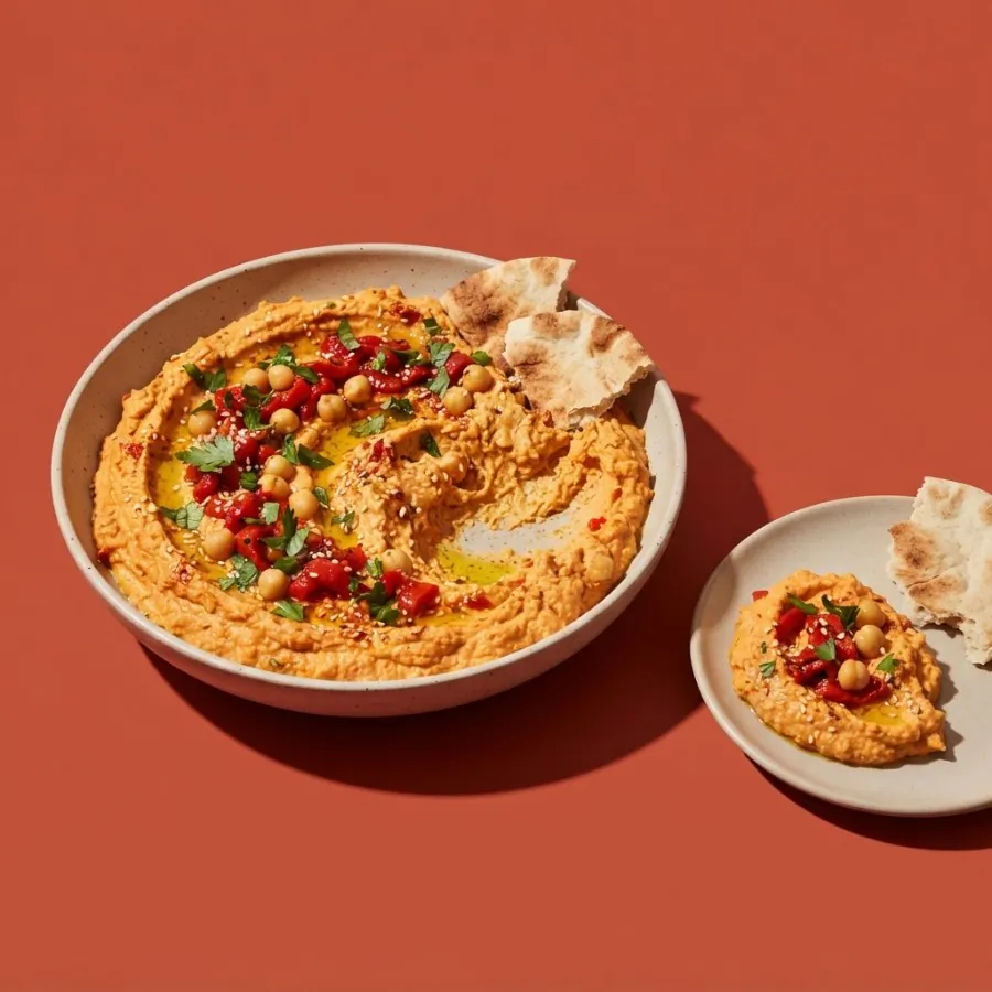 Houmous au poivron rouge rôti, photo 3