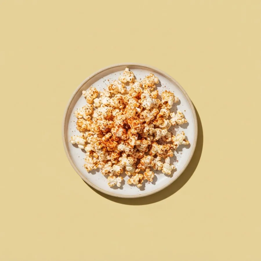 Popcorn with smoked paprika