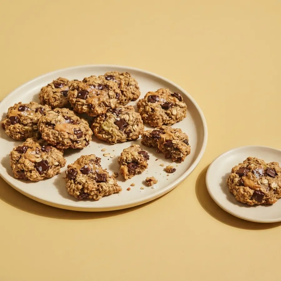 Banana oat cookies, photo 3